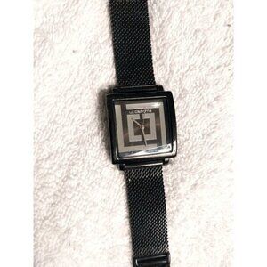 Llz Claiborne Women's Black Mesh Watch